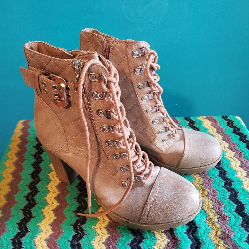 Guess Tan Booties, Size 8.5